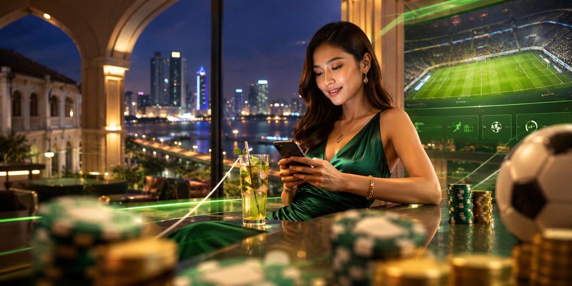 Permainan meja klasik seperti Baccarat dan Poker yang seru dan interaktif